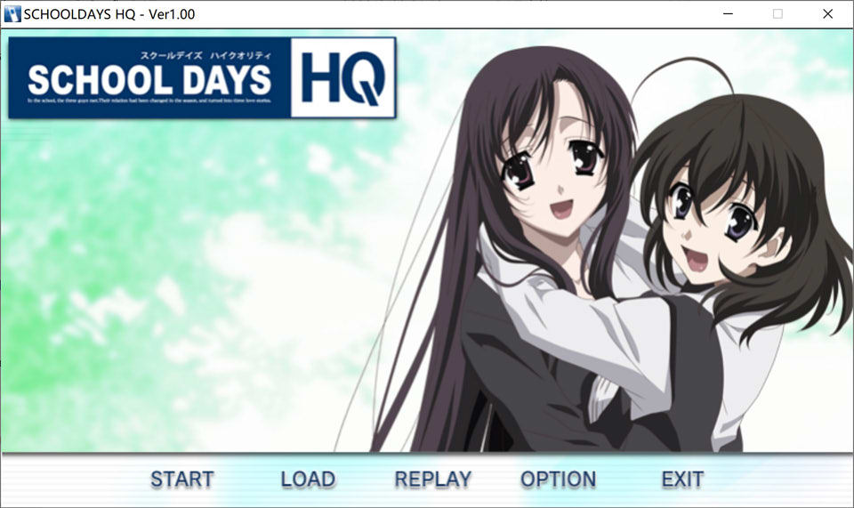 日在校园：SCHOOL DAYS HQ精翻汉化步兵版+全回想★全CV[新汉化/11G]